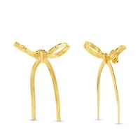 Sofia Gold Bow Earrings