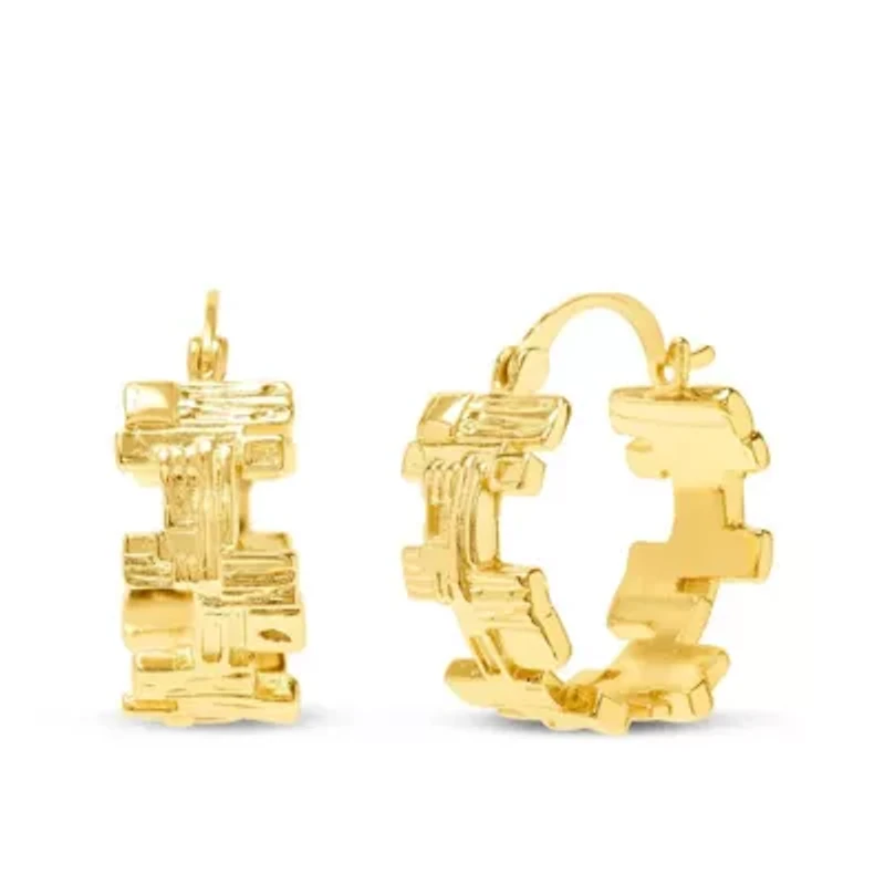 Angelica Gold Hoop Earrings