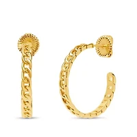 Cecelia Gold Hoop Earrings