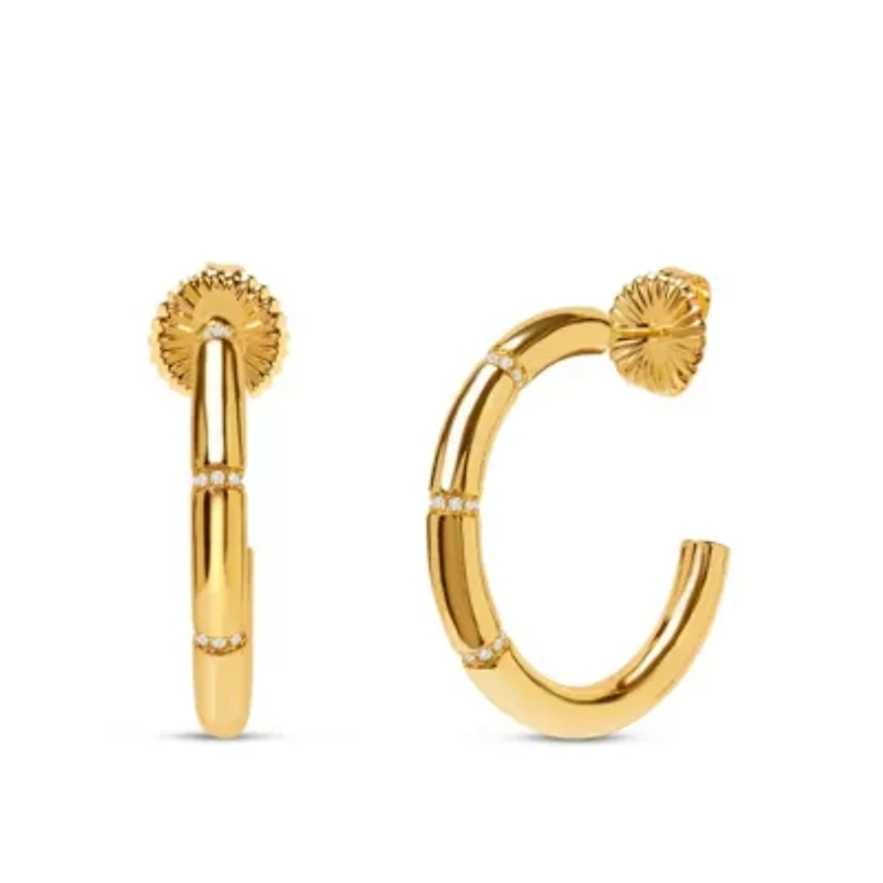 Romola Gold Hoop Earrings
