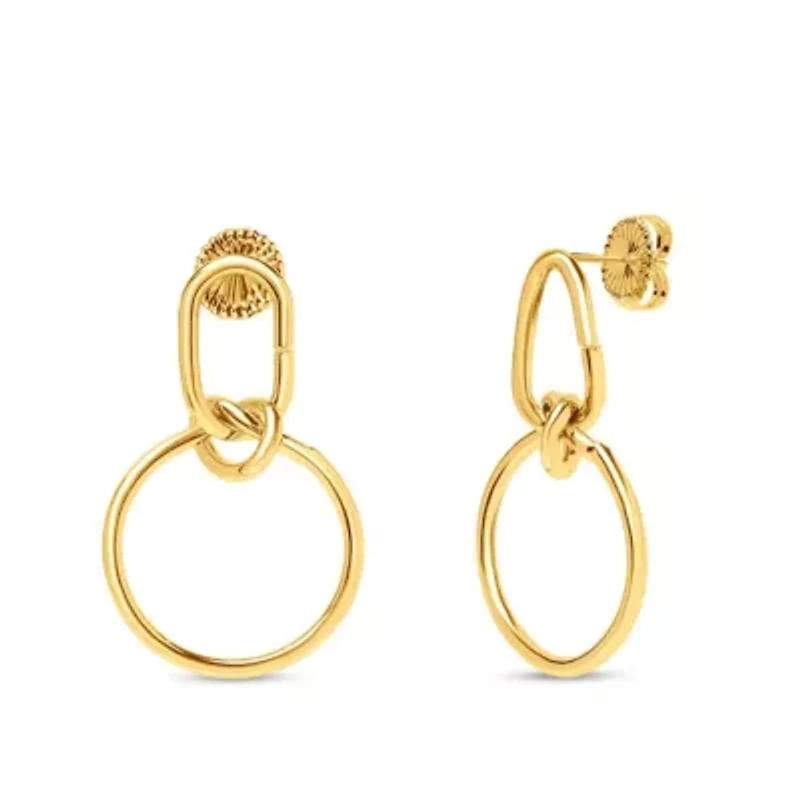 Elettra Gold Dangle Earrings