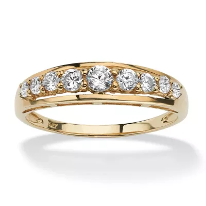 .93 TCW Round Cubic Zirconia Ring 10k Gold