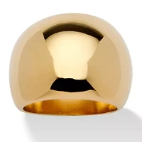 Dome 18k Gold-Plated Ring