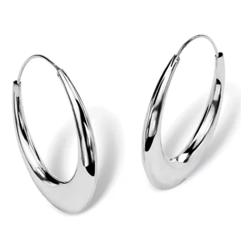 Hoop Earrings in .925 Sterling Silver