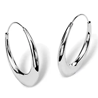 Hoop Earrings in .925 Sterling Silver