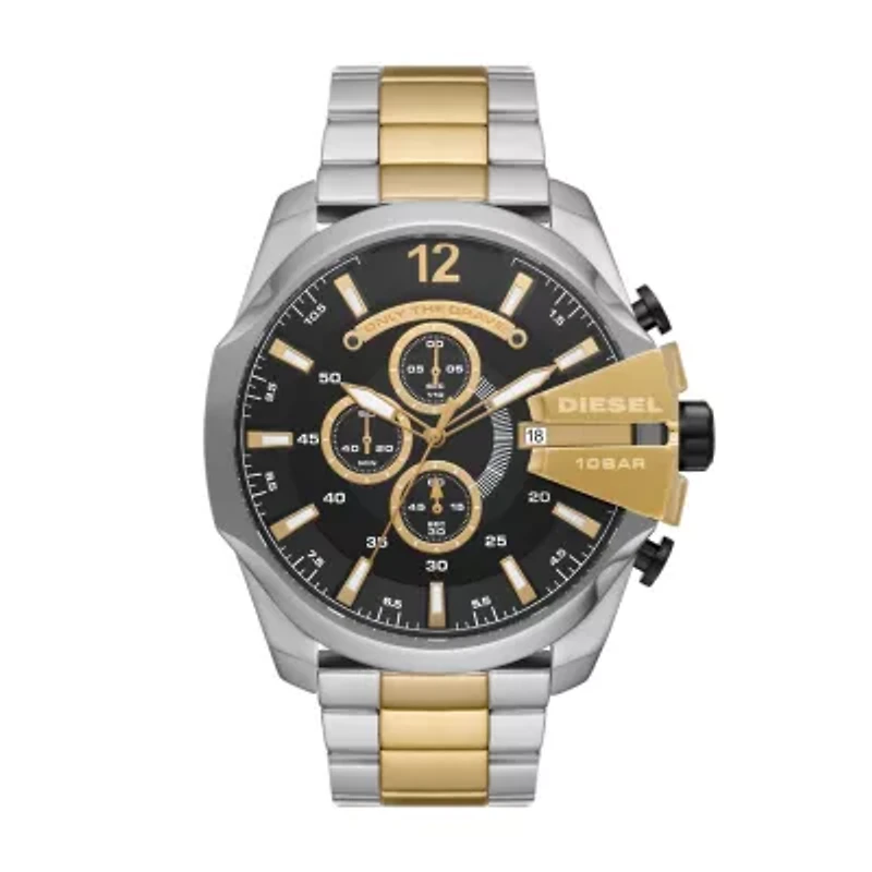 Diesel Men's Mega Chief Chronograph Two-Tone Stainless Steel Watch