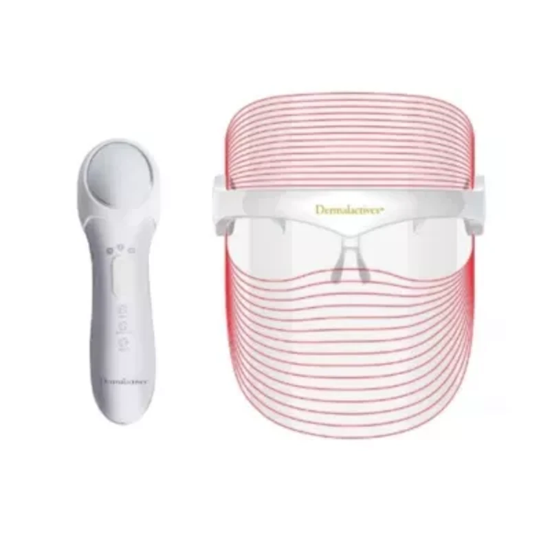 Microcurrent Facial Toning Device + 7 in 1 Light Therapy LED Mask 2 Piece Set