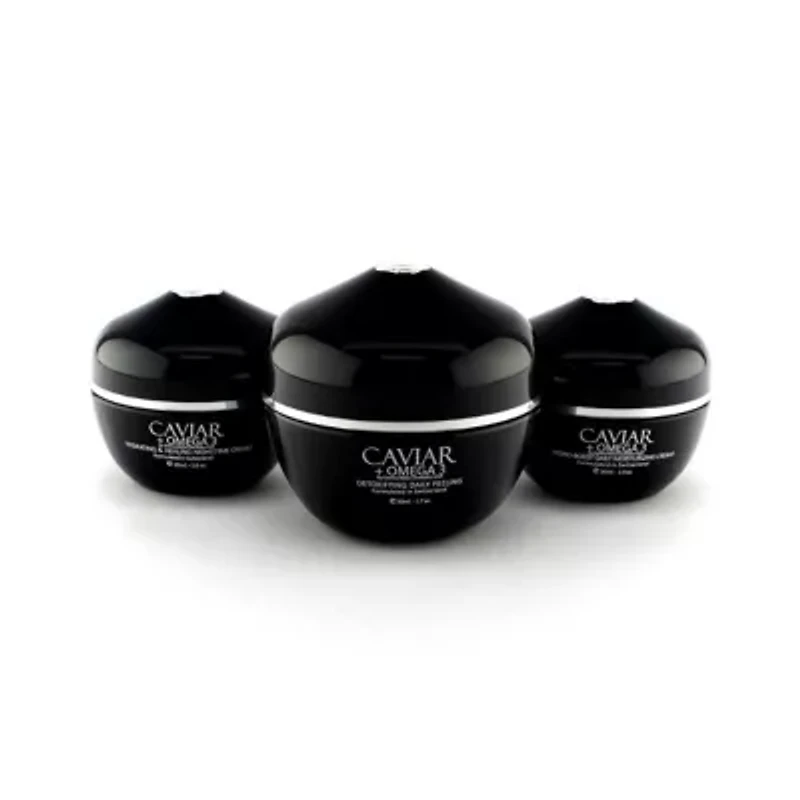 Donna Bella CAVIAR + OMEGA 3 Day, Night & Peeling Hydrating & Healing Set