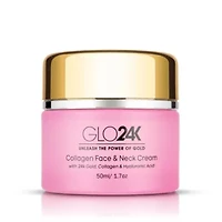 Collagen Face & Neck Cream With 24k Gold, Collagen & Hyaluronic Acid