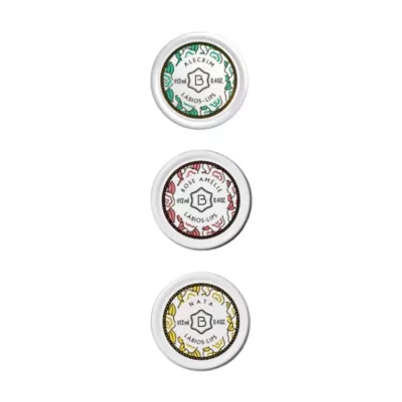 Rose Amélie, Nata and Alecrim Lip Balm Set  (Rose Amelie, Nata and Alecirm 12ml Lip Balm)