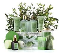 Tea Tree Bath Set - Luxury Aromatherapy Home Spa with Calming Mint Fragrance – 15 Pc