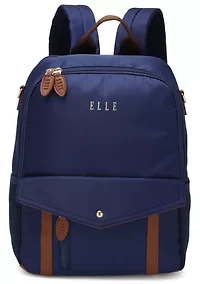 Luxe Journey 18L Twill and Vegan Leather Backpack