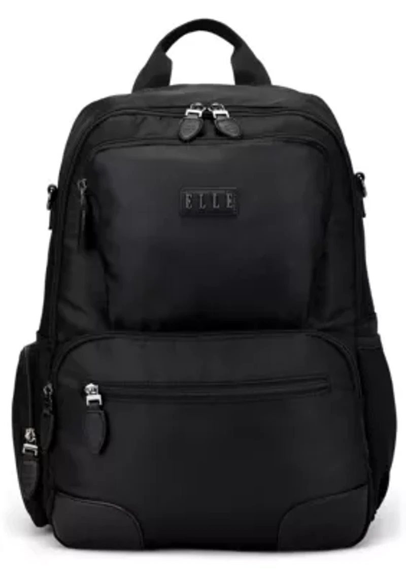 Voyage 20L Twill and Vegan Leather Backpack