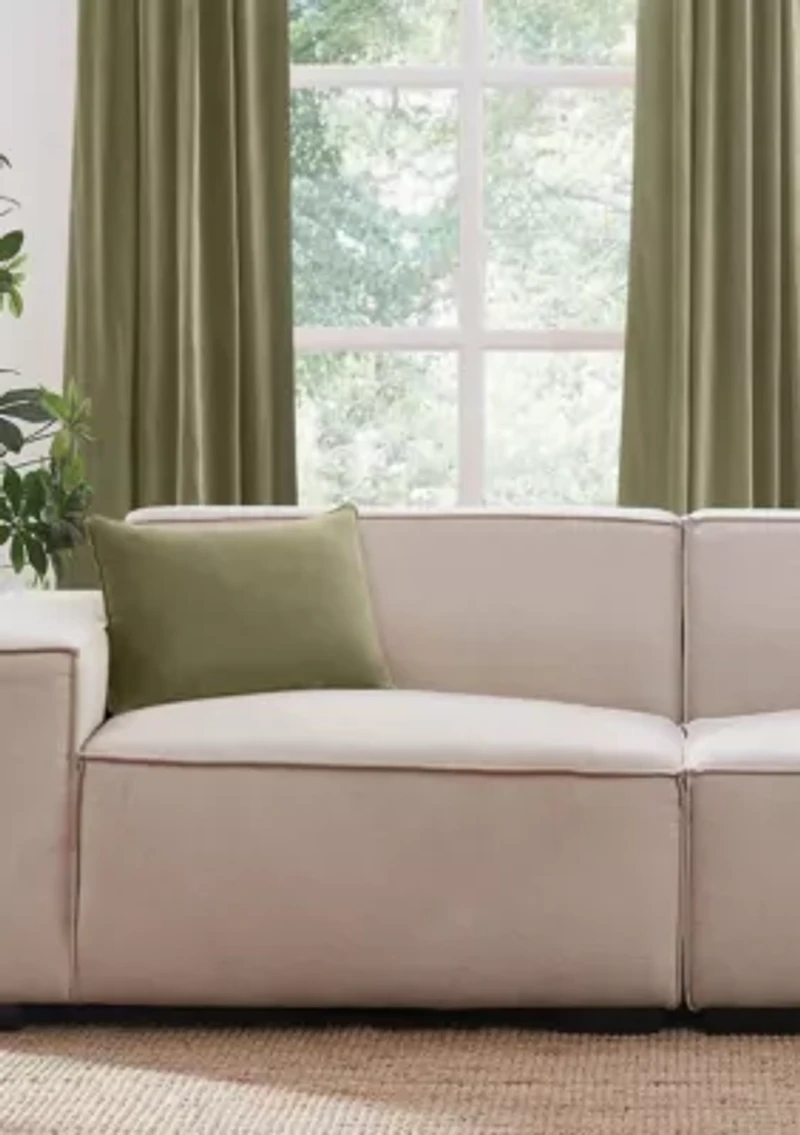 Brooklyn Loom Matte Cotton Velvet Decorative Pillows