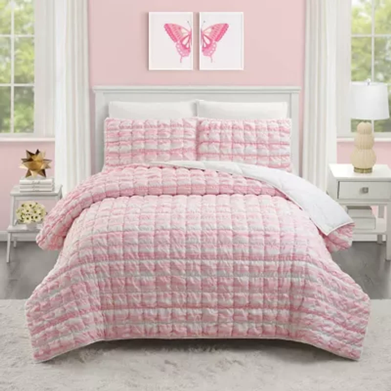 Dream Clouds Puffy Microfiber Quilt Set