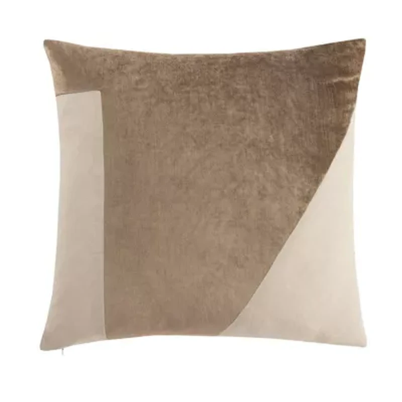 Pieced Linen Velvet Pillow
