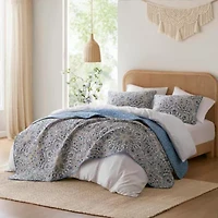 Valerie Boho Floral Reversible Quilt