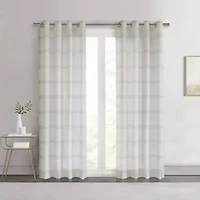 Jasper Sheer Grommet Curtain Panel 52 x 108 White