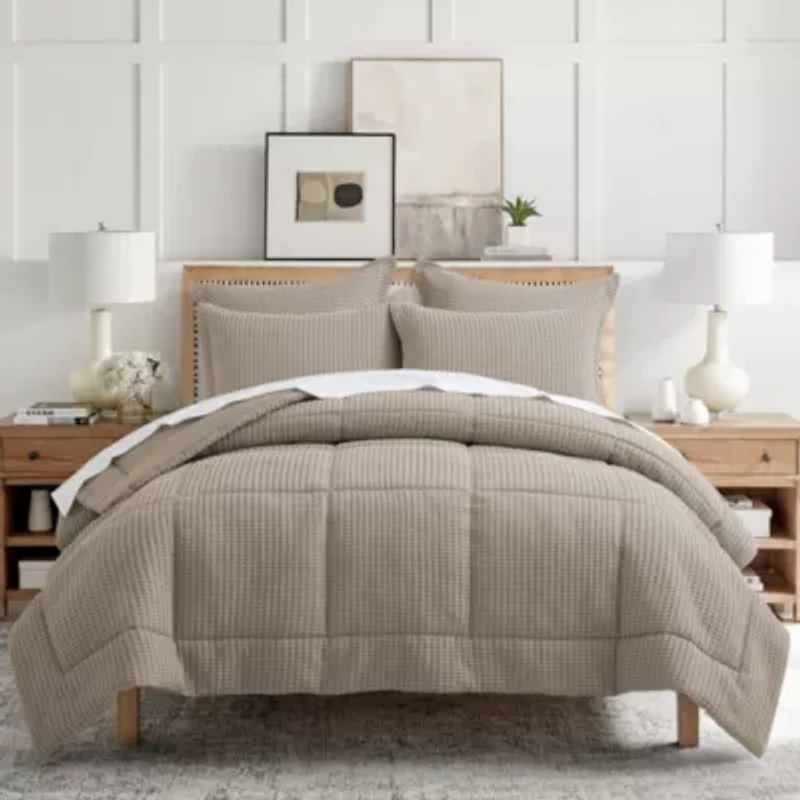Mills Waffle Comforter Set