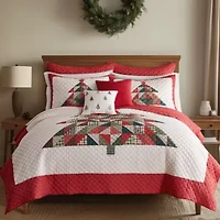 Patchwork Pine Quilt Set