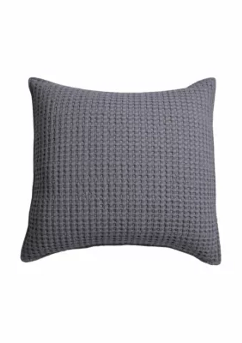 Mills Waffle Square Pillow