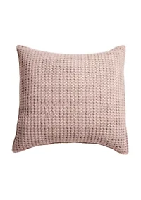 Mills Waffle Square Pillow