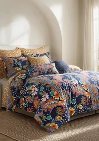 Bertelli Navy Comforter Set