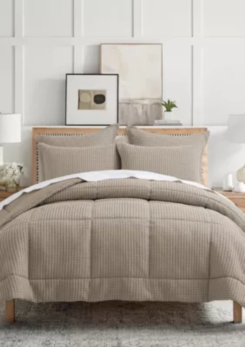 Mills Waffle Comforter Set