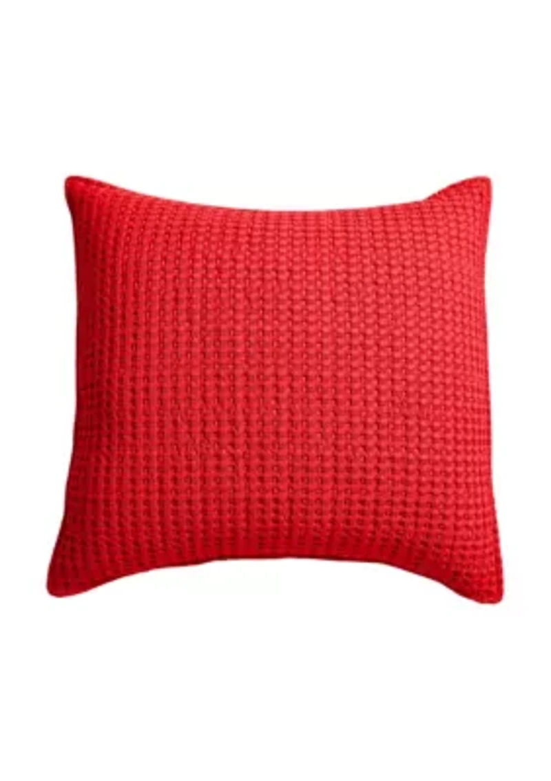 Mills Waffle Decorative Pillow