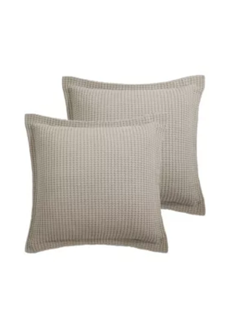 Mills Waffle Euro Shams