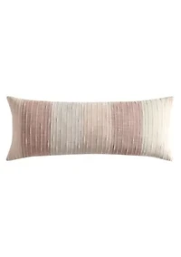 Sand Stripes Lumbar Pillow Cover 14x36