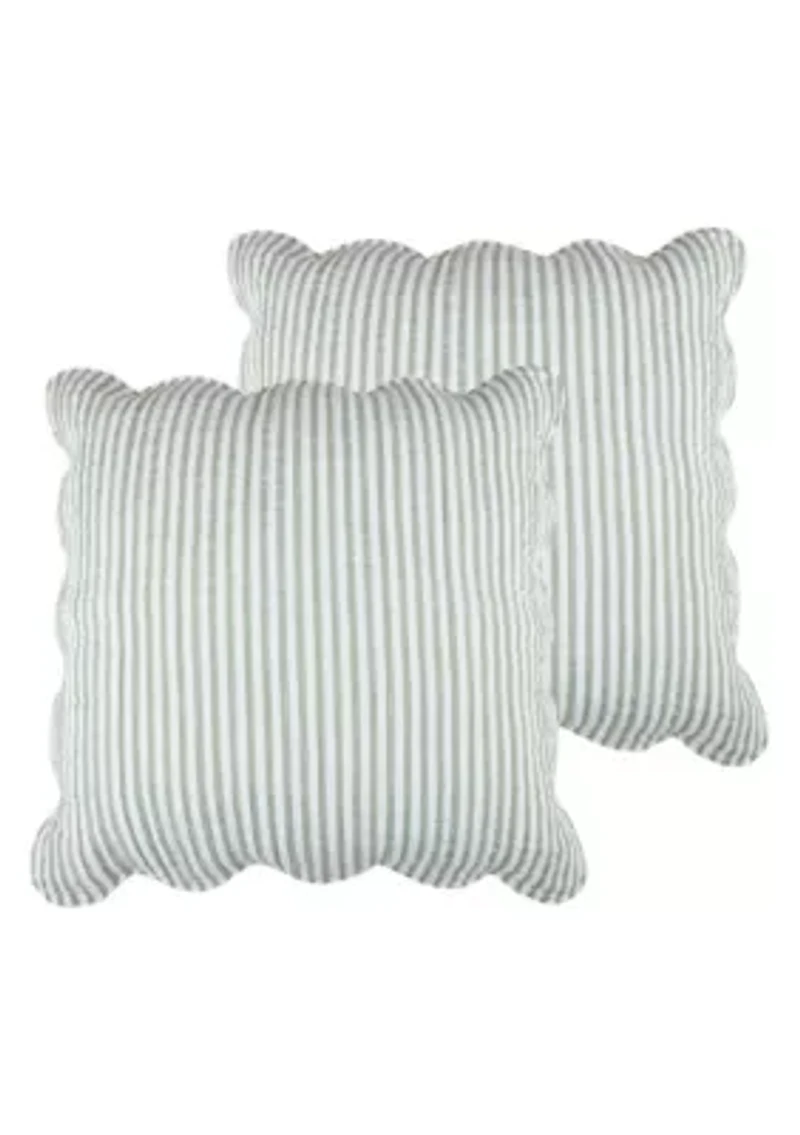 Martha Stripe Euro Sham Set of 2