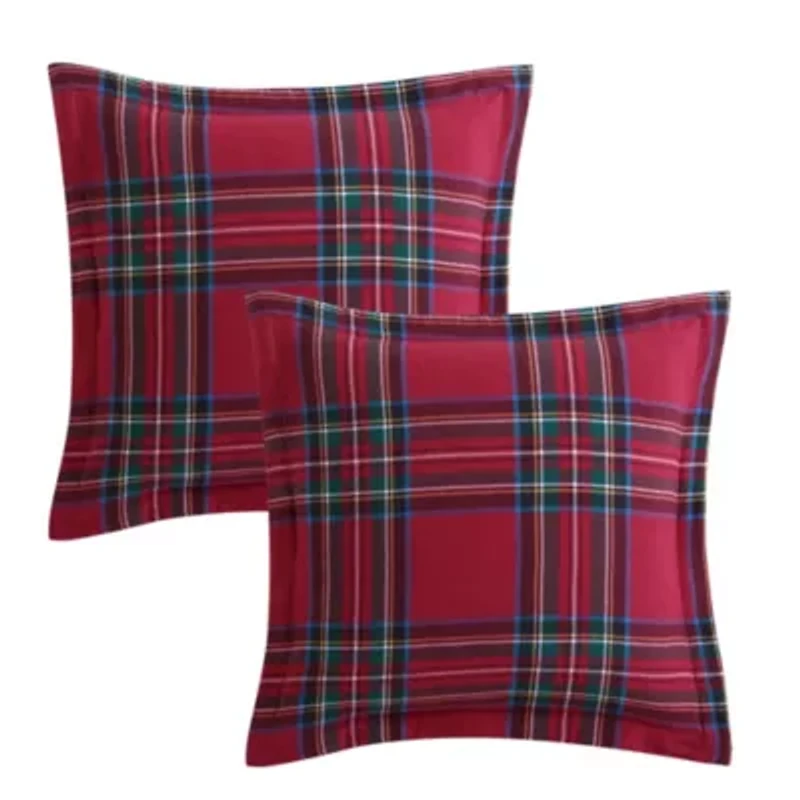Spencer Plaid Euro Sham Set of 2