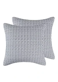 English Forest Navy Euro Sham Set of 2