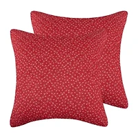 Patchwork Pine Euro Sham Set of 2