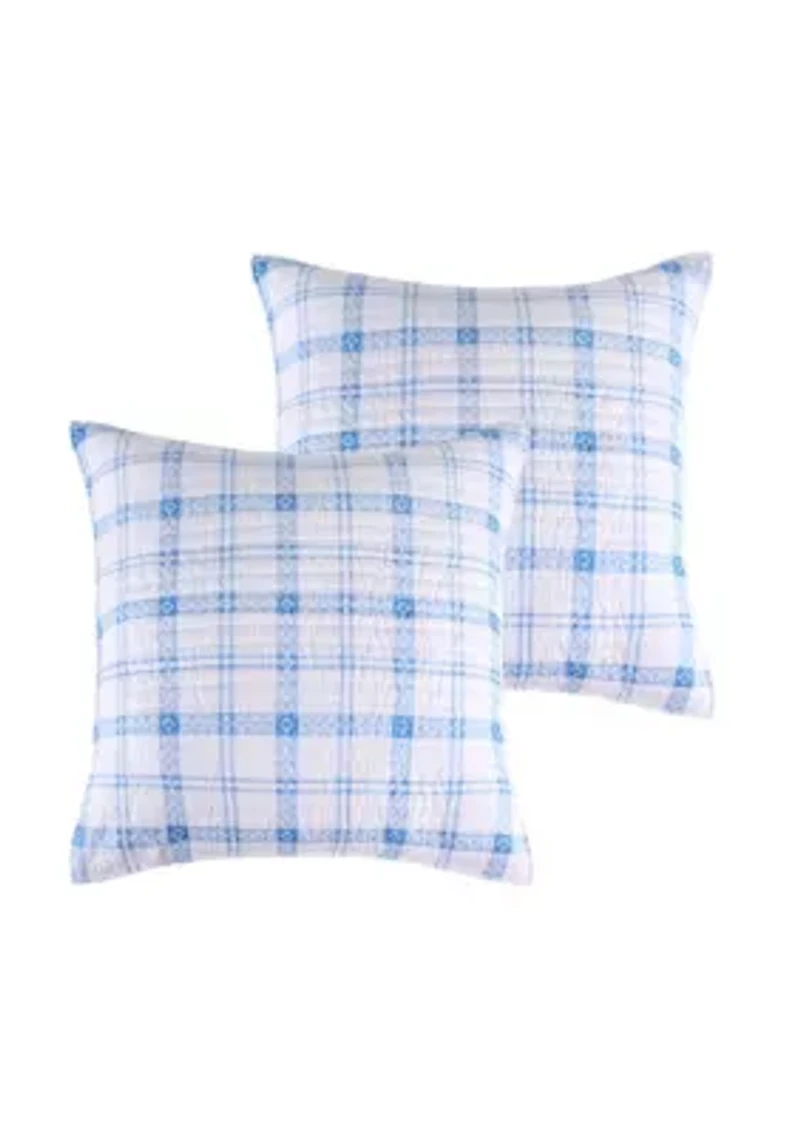 Blooming Hillside Euro Sham Set of 2