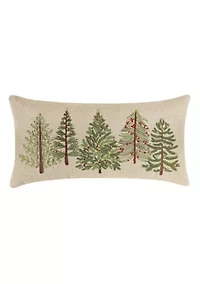 Merry Tartan Trees Pillow
