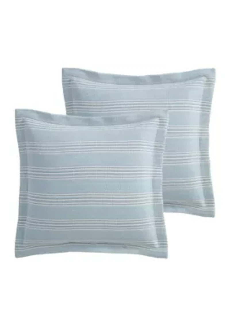 Clayton Stripes Euro Sham set of 2