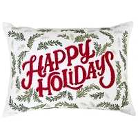 Holiday Wishes 14X20 Poly Filled Pillow