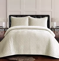 Lugano Velvet Oversized Quilt Set