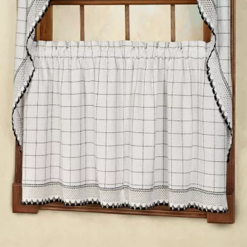 Adirondack 100% Cotton Kitchen Window Curtains