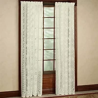 Lace Jacquard Window Curtain Single Panel Hopewell