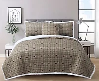 Arbor Sherpa 4-piece Quilt Set
