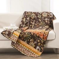 Audrey Chocolate Throw