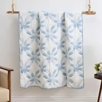 Wedding Ring Blue Throw