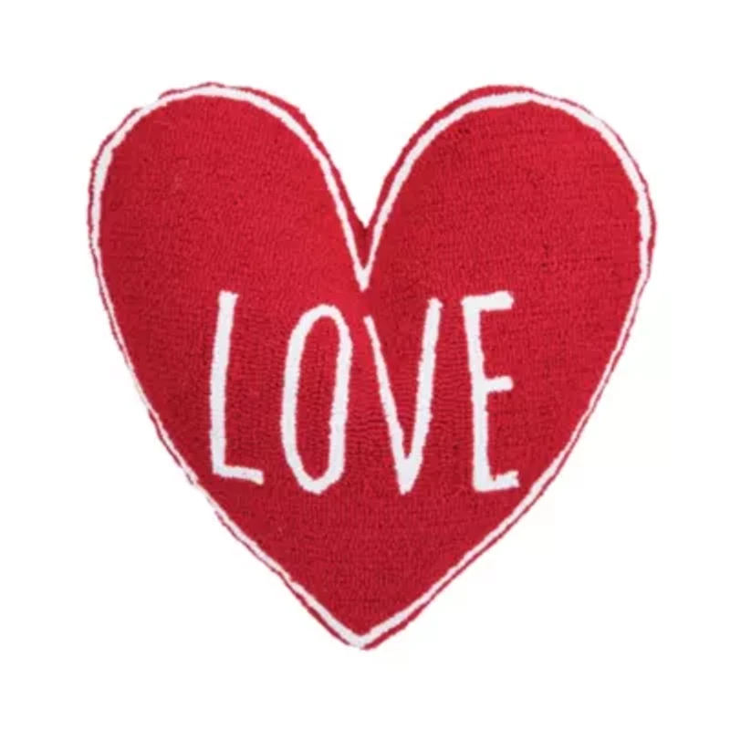 Love Heart Shaped Pillow 18" x 18"