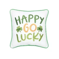 Happy Go Lucky Small Petite Accent Throw Pillow