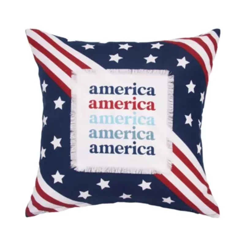 America Star Pillow 16" x 16"