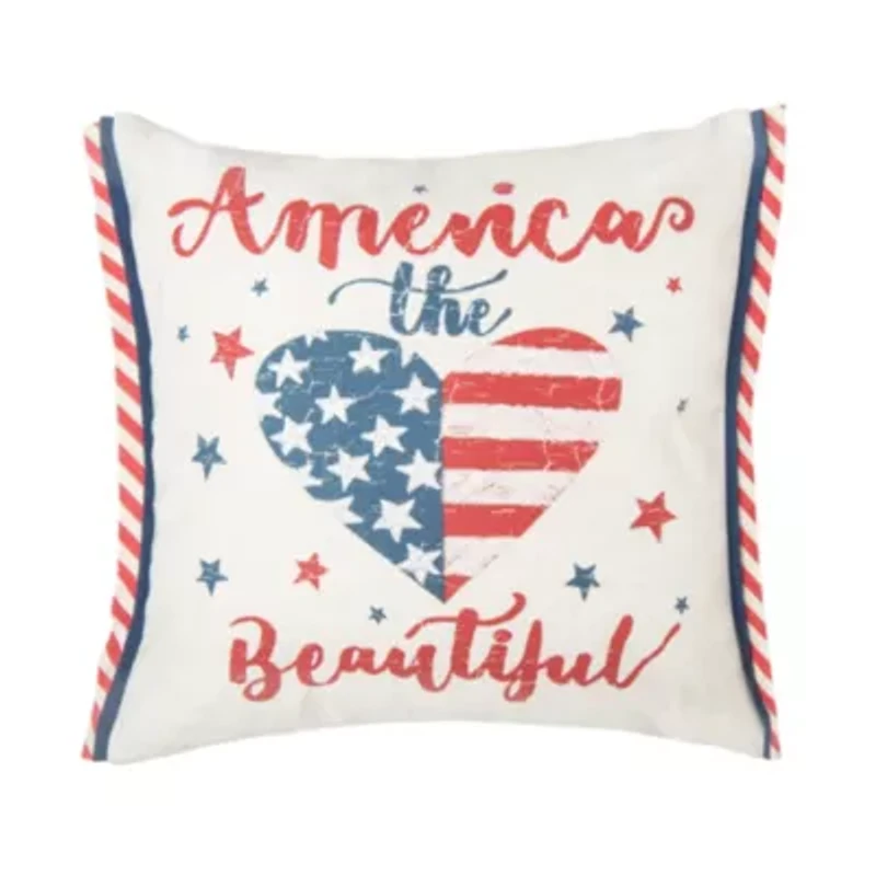 America The Beautiful Pillow 18" x 18"