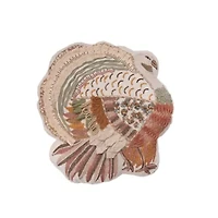 14" x 14" Turkey Shaped Throw Pillow